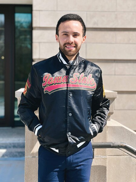 Pro Standard Iowa State Black Satin Jacket